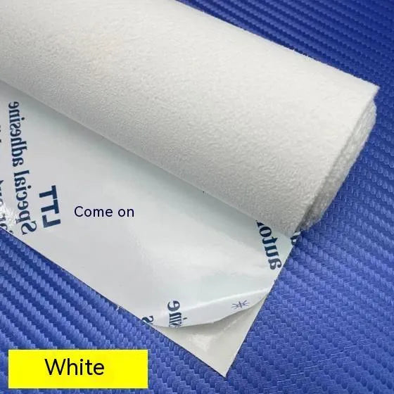 Self-adhesive elastic suede sheet for car interior and furniture decoration in selected colour and size.