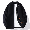Men's striped cardigan jacket in chemical fibre blend available in multiple colours