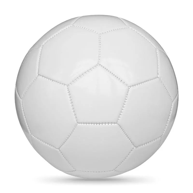 PVC football in sizes 3, 4 and 5 with machine-sewn construction for training and competition