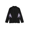 Men's lightweight polyester top in solid colour with stitching detail, available in black or beige