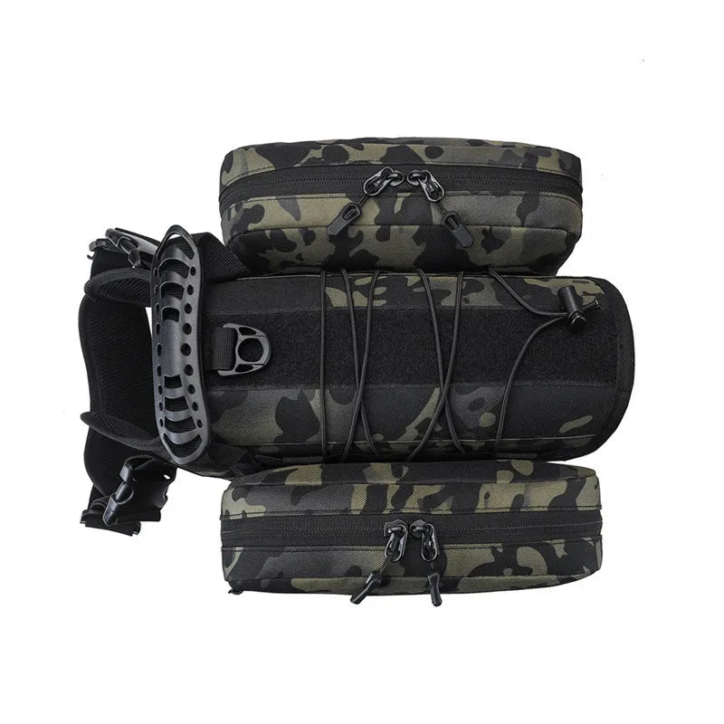 Dog walking snack pack in Oxford cloth with a solid colour finish, shown as a pet treat pouch