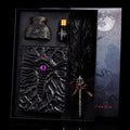 Cthulhu demon eye resin relief notebook A5 dark kraft paper cover with raised hand tent design