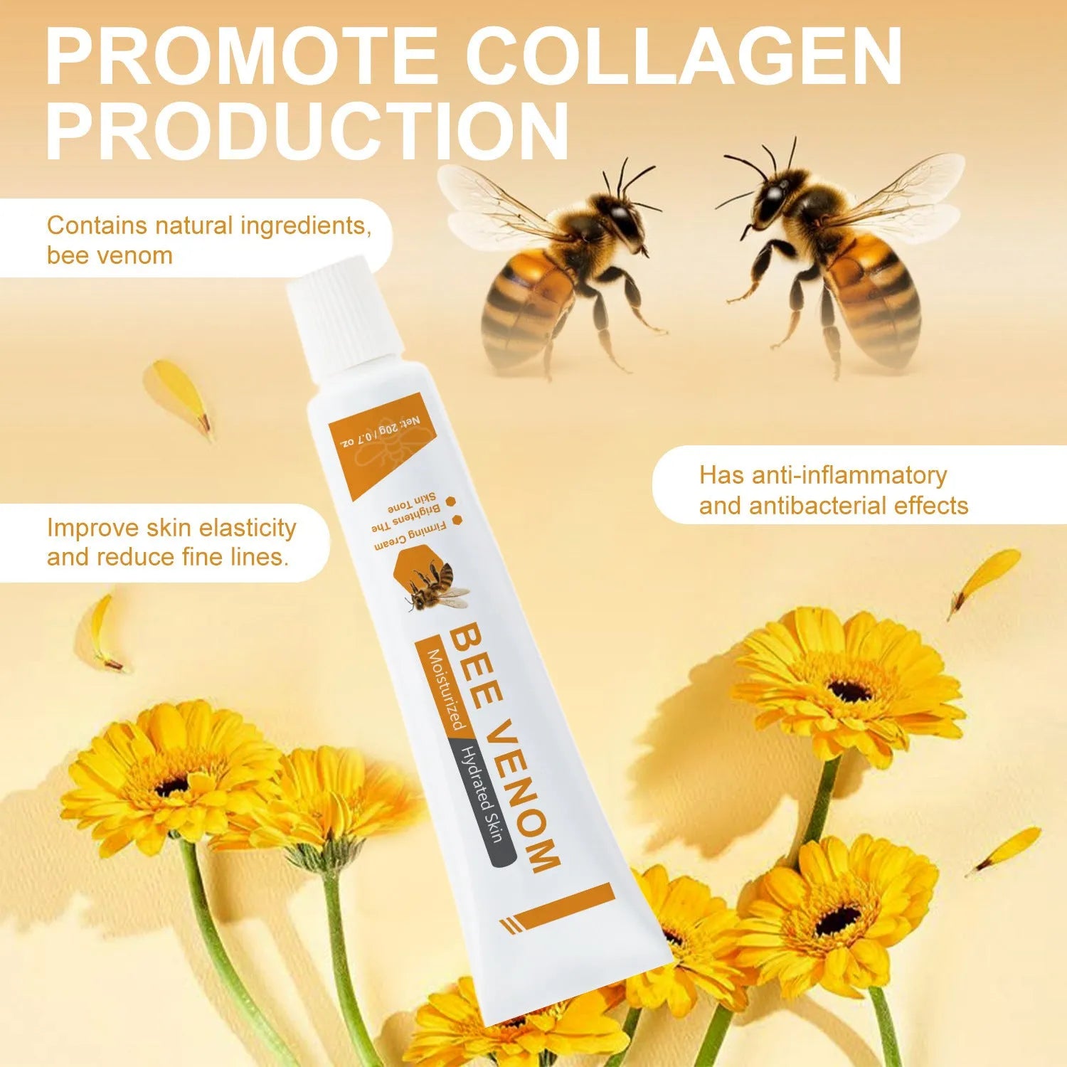 BEE Facial Neck Cream 20g moisturising product for face and neck skincare