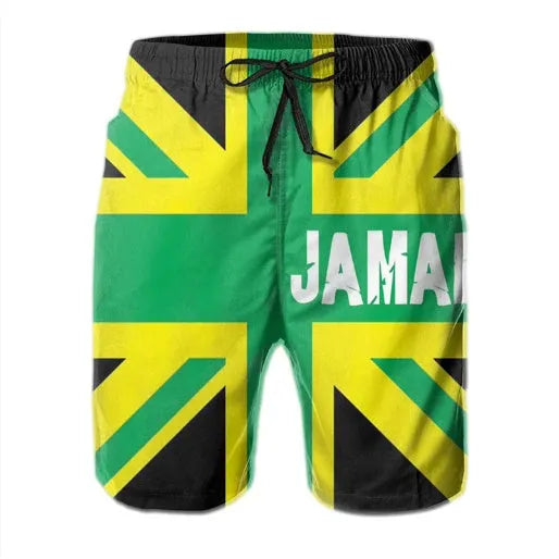 Men's 3D digital printing mesh cloth sports beach shorts in straight type cut, summer polyester shorts