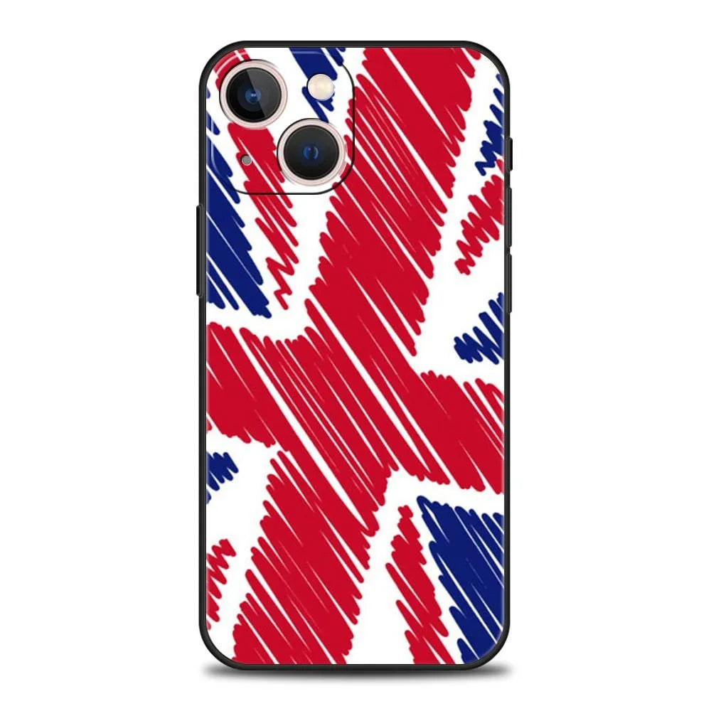 TPU back cover phone case with painted cartoon plant design for iPhone 13 Pro series