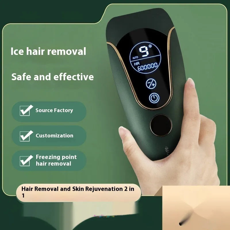 Freezing point hair removal device in sundial colours for body face legs and private parts hair removal