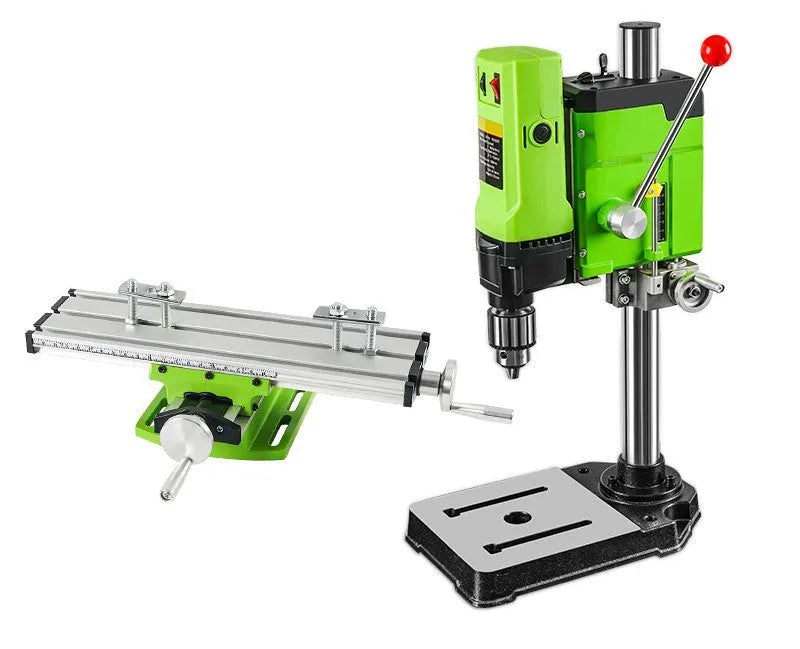 240W bench drill milling machine with cross bench pliers and heavy duty pliers for workshop use
