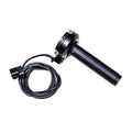 Black electronic throttle handle for Light Bee S off-road vehicle with stainless steel construction