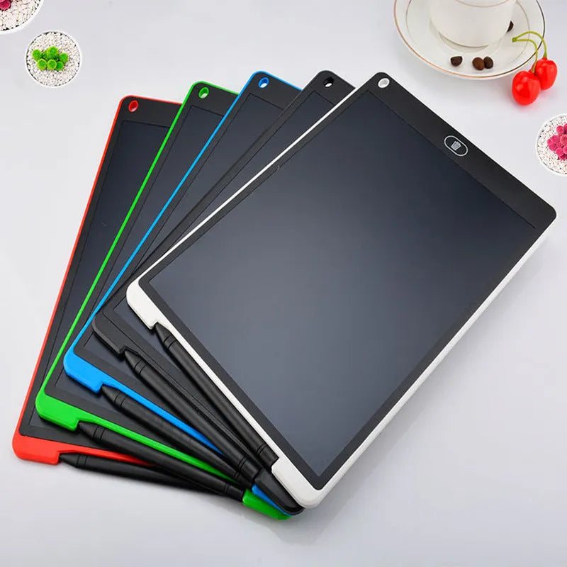 8.5-inch LCD handwriting board in black with pen for children's early education