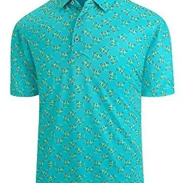 Men's 3D printing graphic short sleeve T-shirt in retro Japanese style with zip detail on mesh fabric
