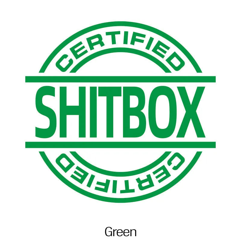 13x12cm vinyl car sticker showing decorative design in one of ten available colours