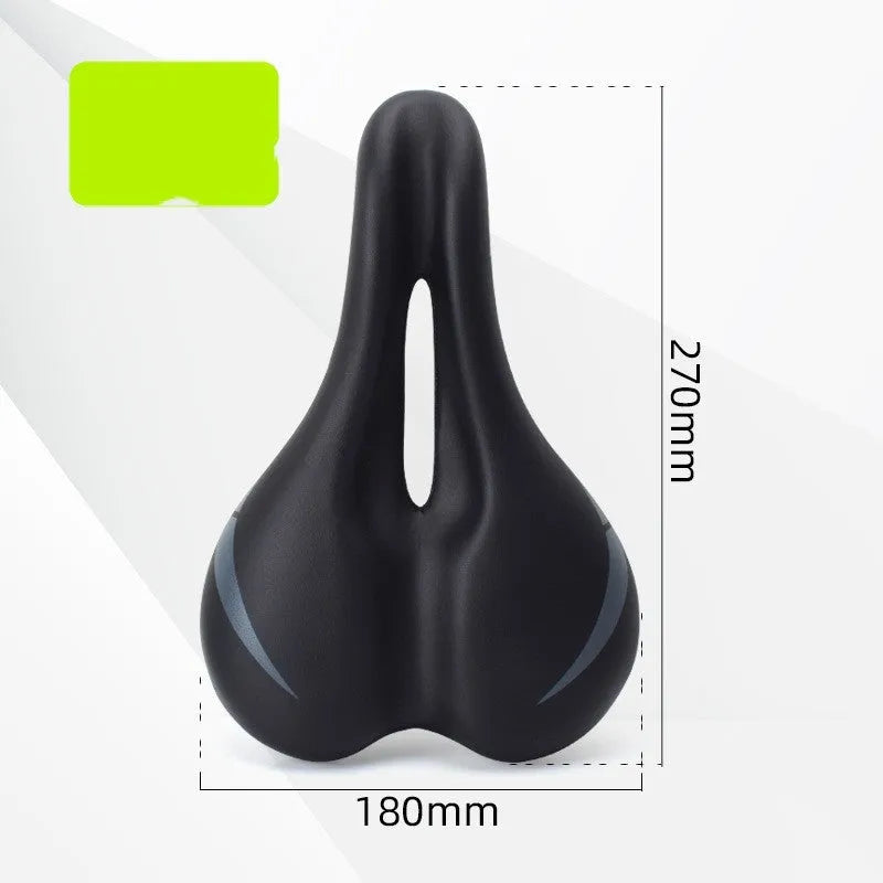 Bicycle saddle cushion with hollow design measuring 270mm by 180mm in 3147 colour
