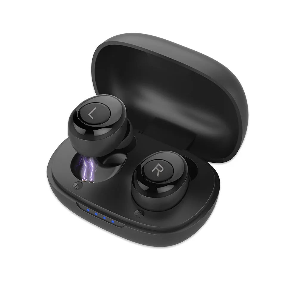 H001 black rechargeable Bluetooth digital headset sound amplifier for swimming and wading sports