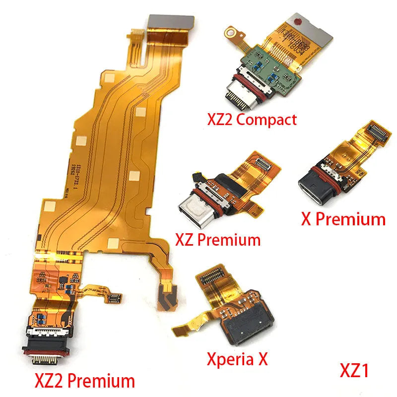 Sony XZ2 charging flat cable replacement for H8216 H8266 H8276 H8296 SOV37 SO-03K and XZ2 Premium