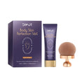 108ml waterproof concealer cream and brush for covering body tattoos, birthmarks, and scars.