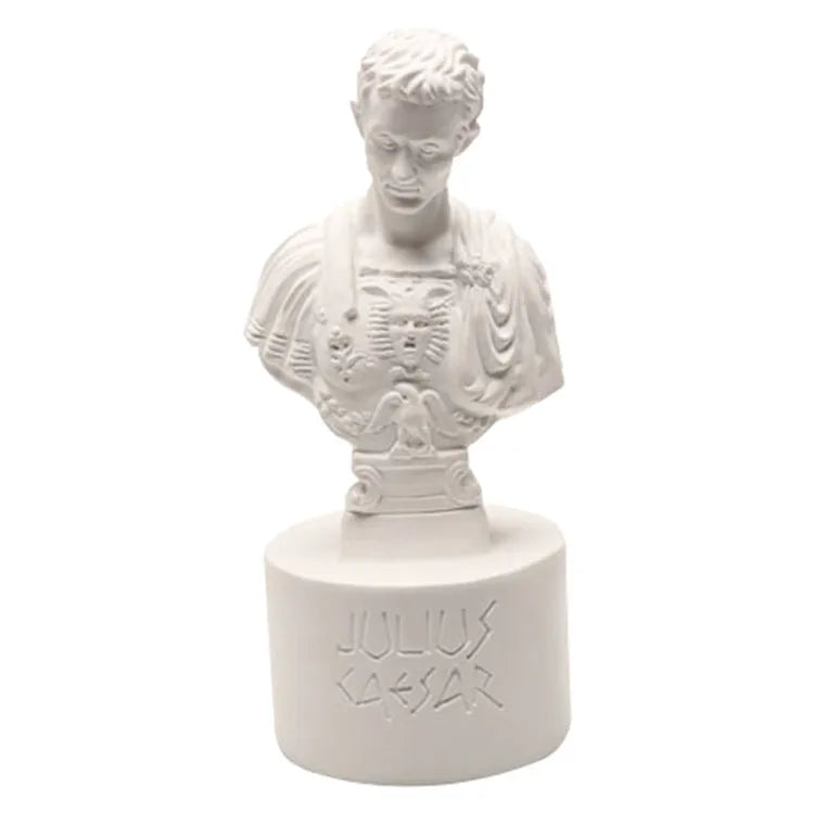 White American creative character modelling pen holder made from synthetic resin for desk organisation