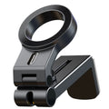 Black universal magnetic desktop phone holder for 4.7 to 7.0 inch devices, made from ABS PC material.