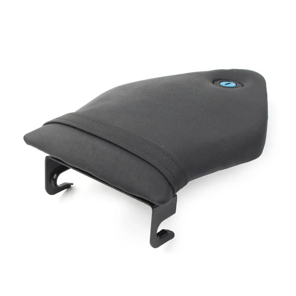 Black PU leather rear seat bag for BMW S1000RR with lock key and ABS base