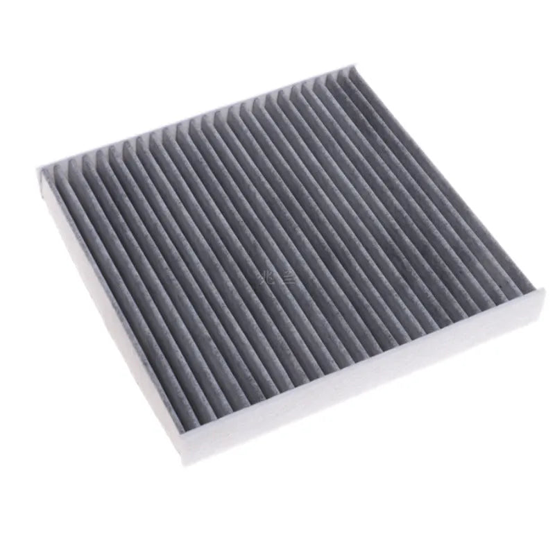 Grey car cabin air filter for Geely GL GS models, dimensions 215x210x30mm