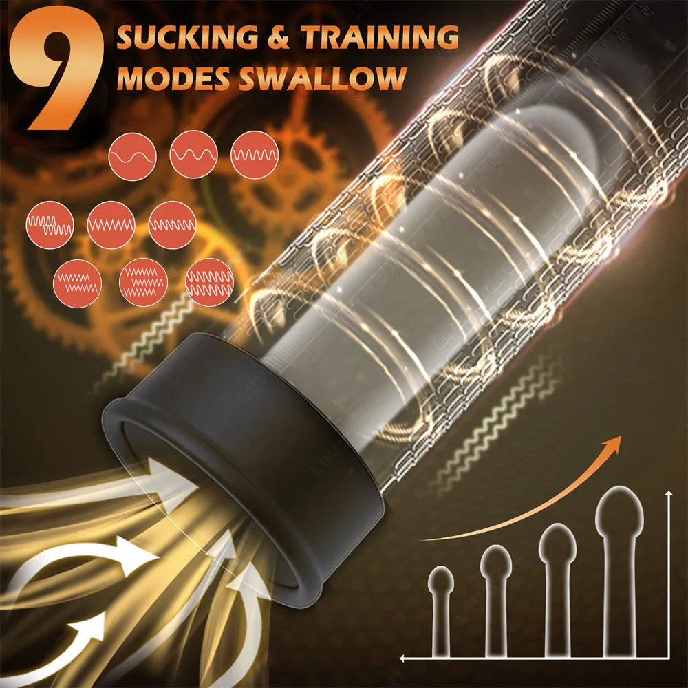 Diqiao electric training pump male masturbation device with electric pump unit