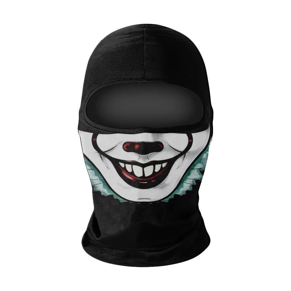 Summer breathable full face sun protection headgear in ice silk fabric, polyester, average size, available in multiple colours