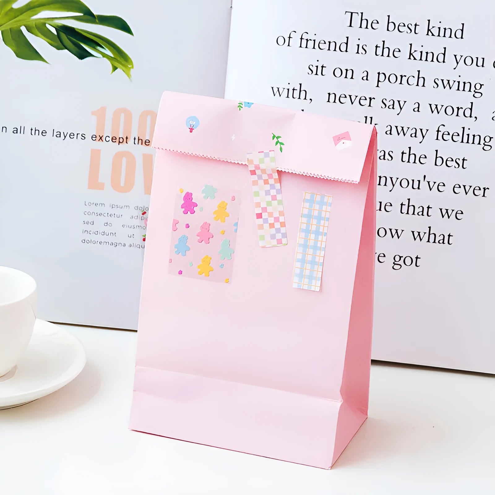 PVC index stickers in multiple colours and styles for notebook organisation