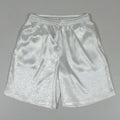 Men's black Tai Chi shorts with drawstring elastic waistband for martial arts practice