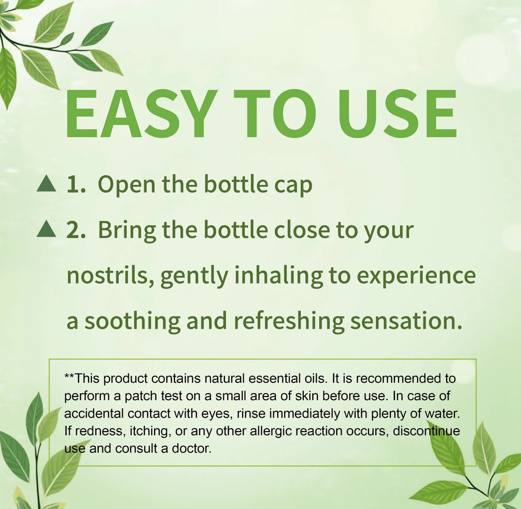 Re Lierre 5-in-1 Nasal Energy Bar white plastic inhaler stick with cap for breathing support