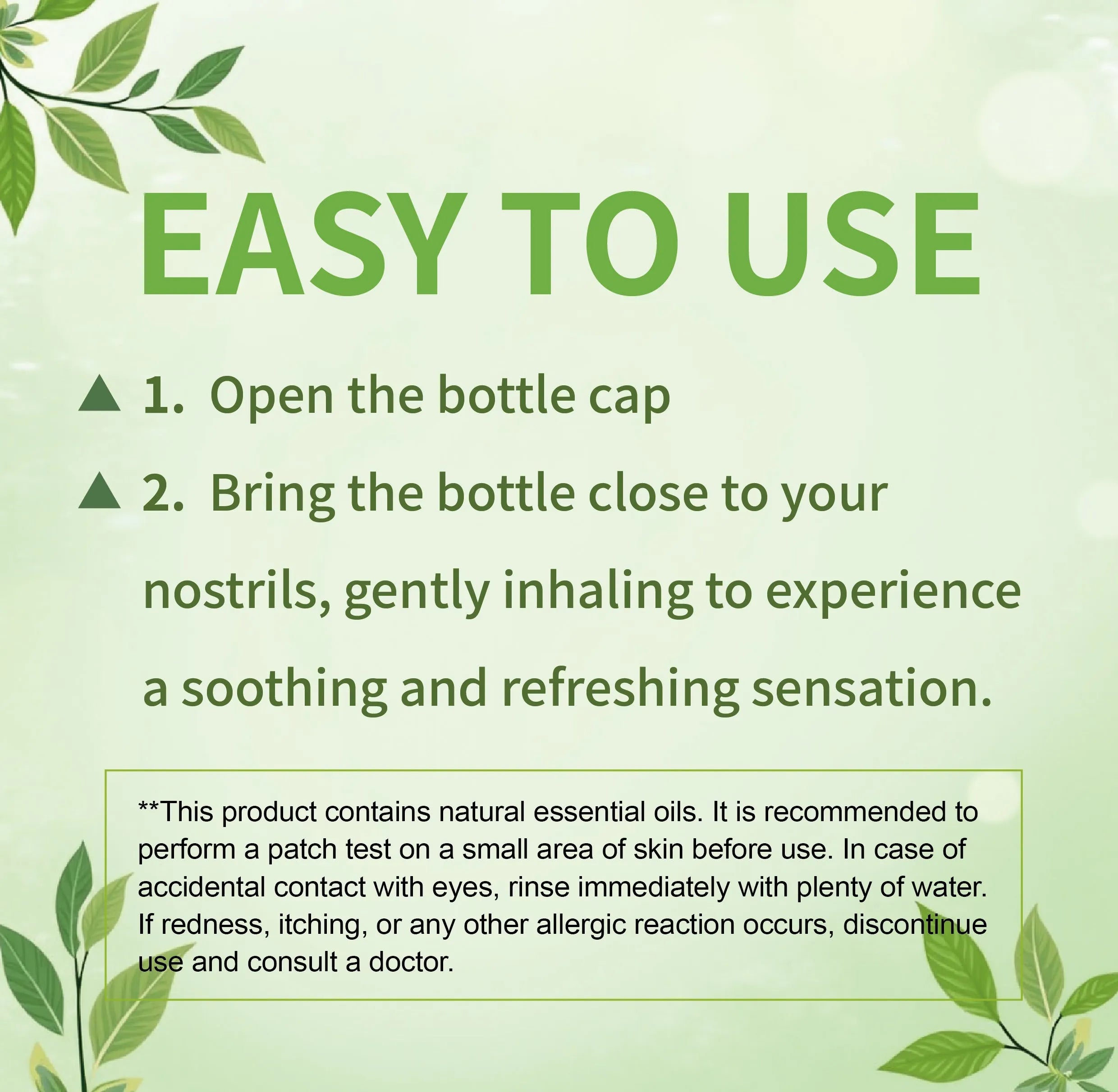 Re Lierre 5-in-1 Nasal Energy Bar white plastic inhaler stick with cap for breathing support