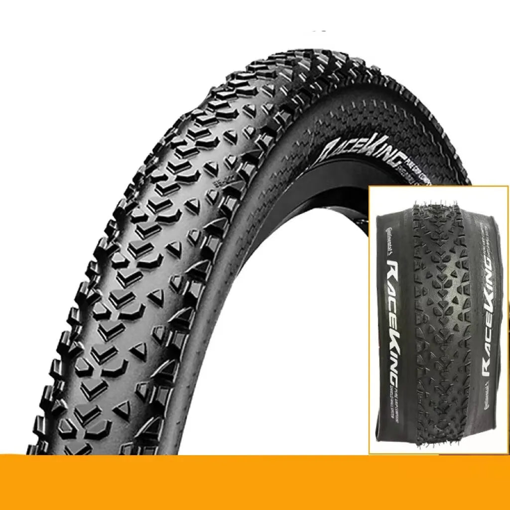 Mountain bike folding outer tyre replacement with 180 TPI construction in yellow and white colours