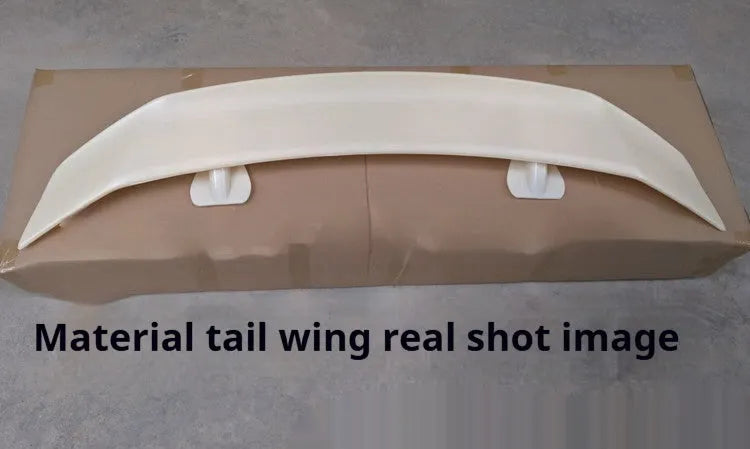 Universal punch-free ABS plastic car spoiler for rear exterior modification