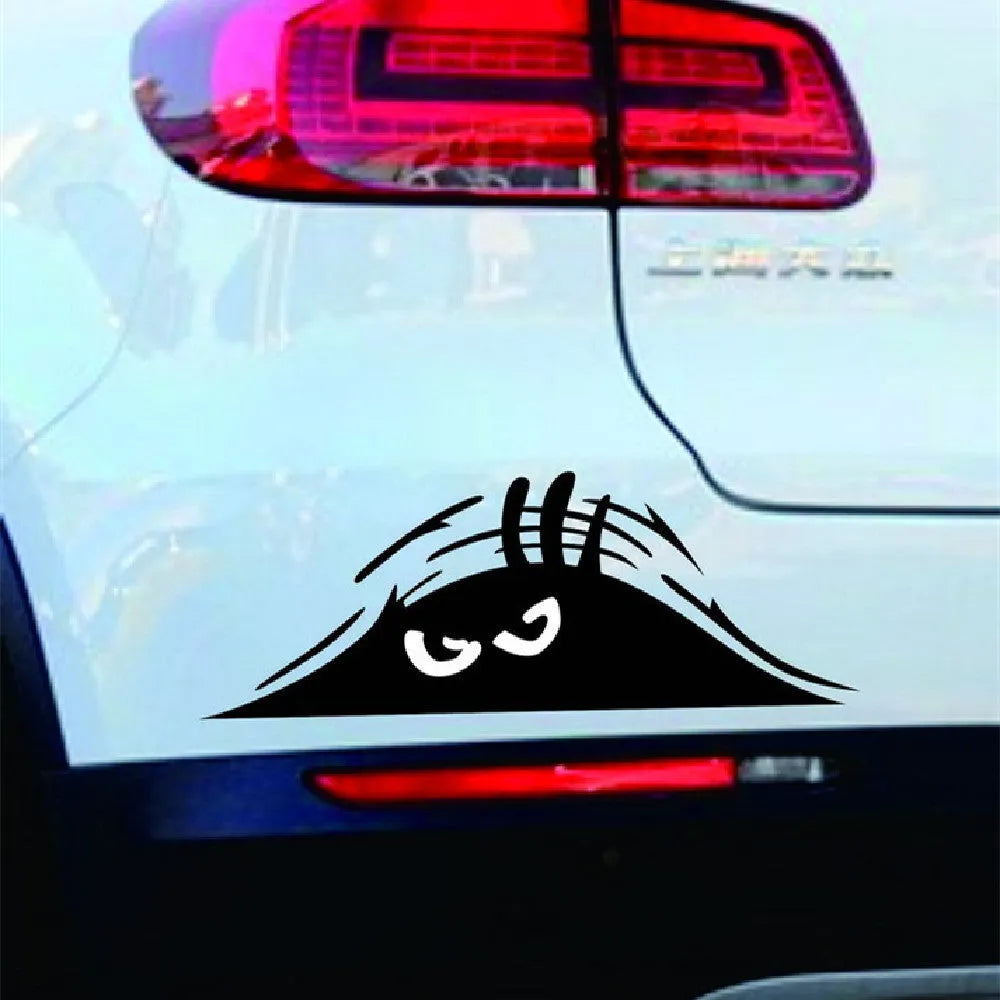 Self-adhesive body sticker measuring 19 cm by 7 cm showing smiley and angry face design options