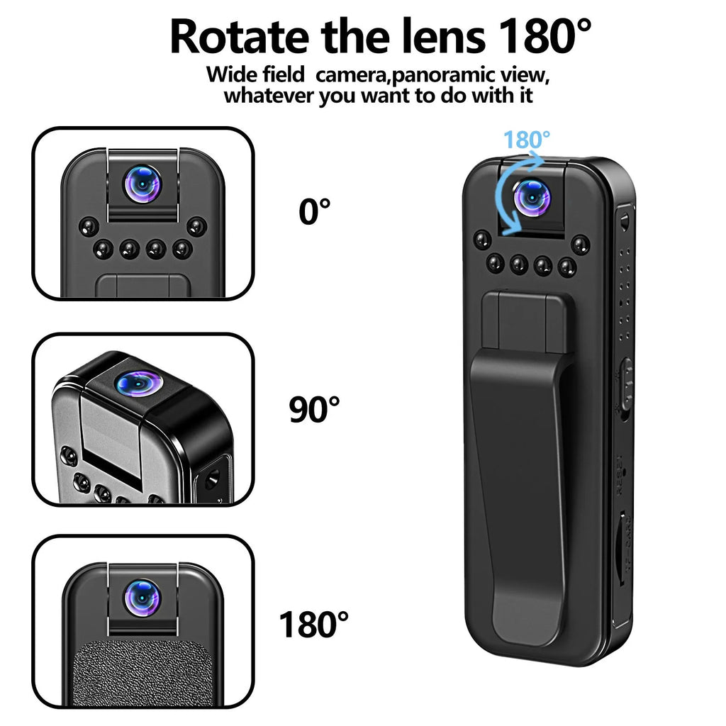 L7 wifi security camera with infrared night vision LEDs visible around lens