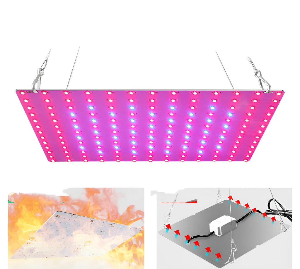 Full spectrum LED plant light with 81 beads for growing fruits vegetables and melons indoors