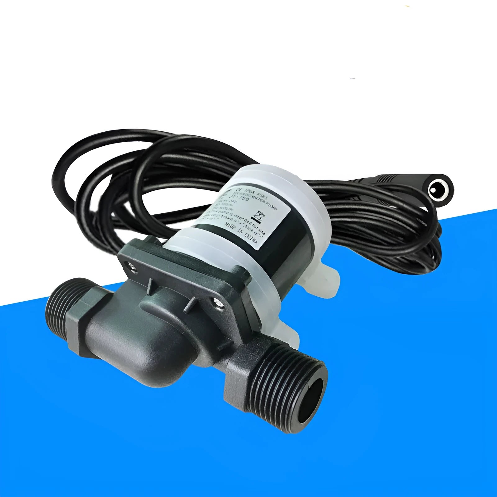JT-750 series DC threaded water pump for heating systems with engineering plastic housing