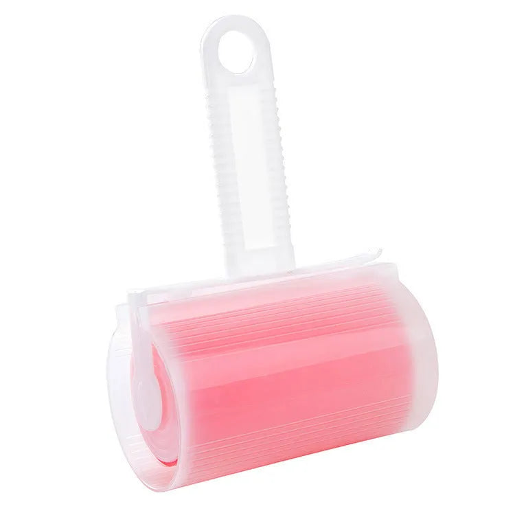 Washable reusable lint roller in choice of colours with protective cover for pet hair removal