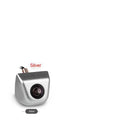 Black metal waterproof car reversing camera with integrated cable for night vision parking aid.