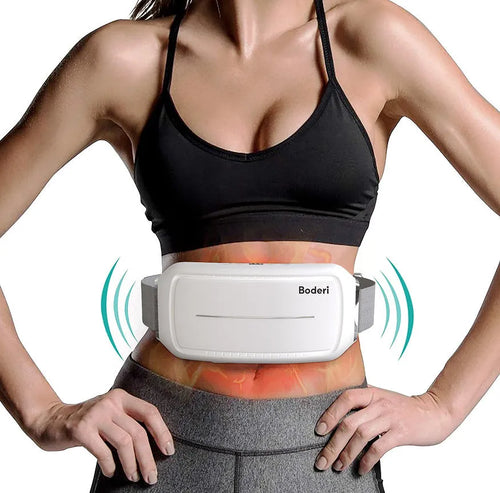 White ab exercise machine with adjustable resistance band and foam-padded backrest