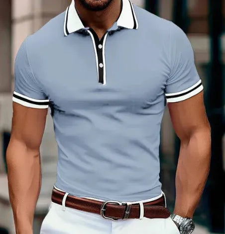 Men's fashion casual 3D printed short sleeve t-shirt in polyester pique, solid colour, summer style, size S-5XL