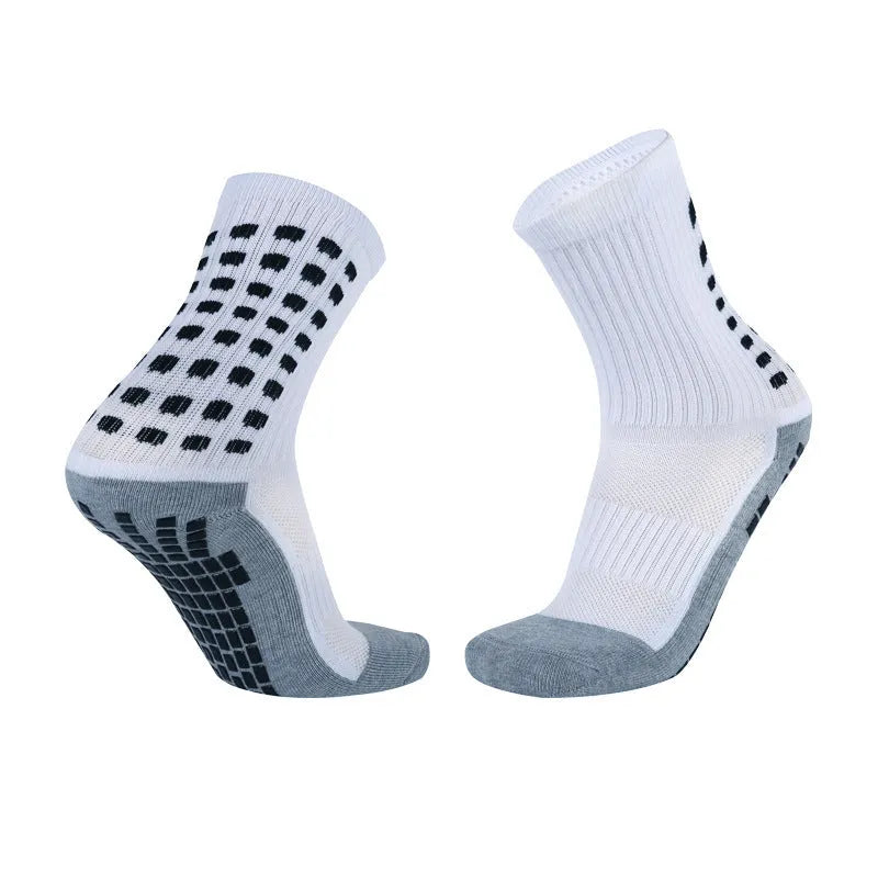 Non-slip shock absorption nylon stockings with glue dispensing grip, available in multiple colours