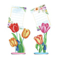 Handmade diamond painting decorative note clip with American-style design on desktop