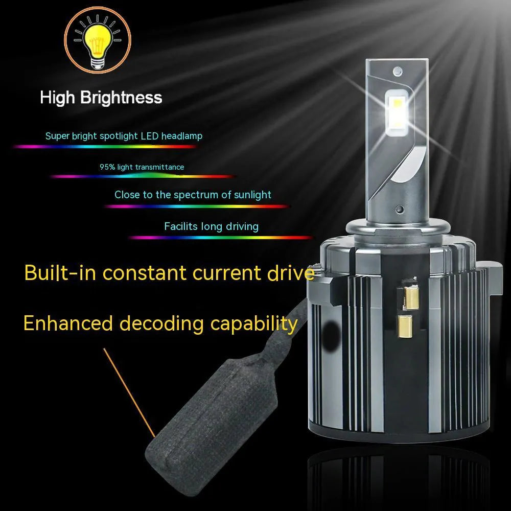 Golf 7 dedicated LED low beam headlight bulb with aviation aluminium housing