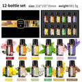 Boxed water soluble aromatherapy essential oil sets in multiple size options from 3 to 12 pieces