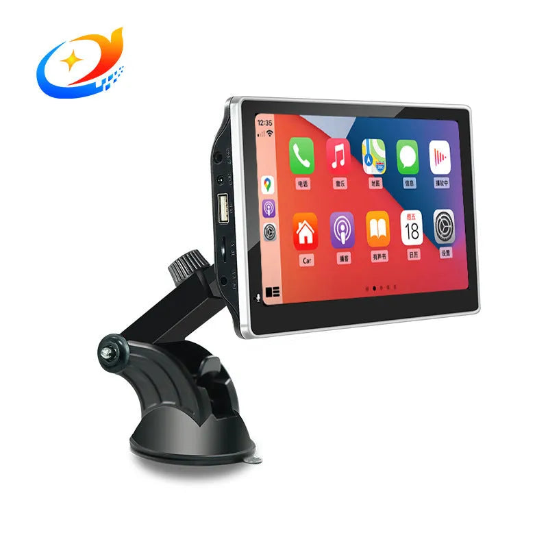 Convenient 7-inch LCD screen projector for plastic car dashboards with 12v power and AHD camera option