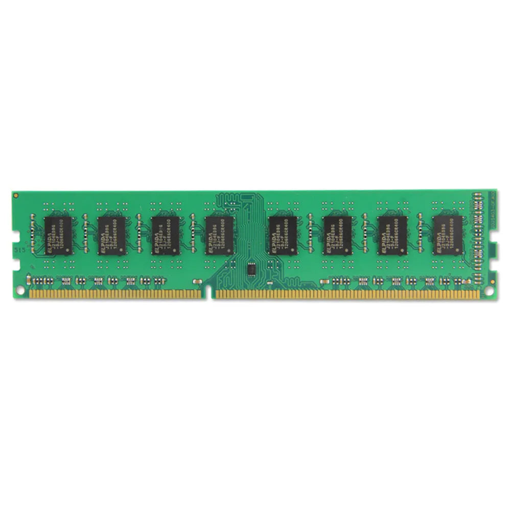 Single 4GB DDR3 1600MHz desktop memory module with 240 gold pins.