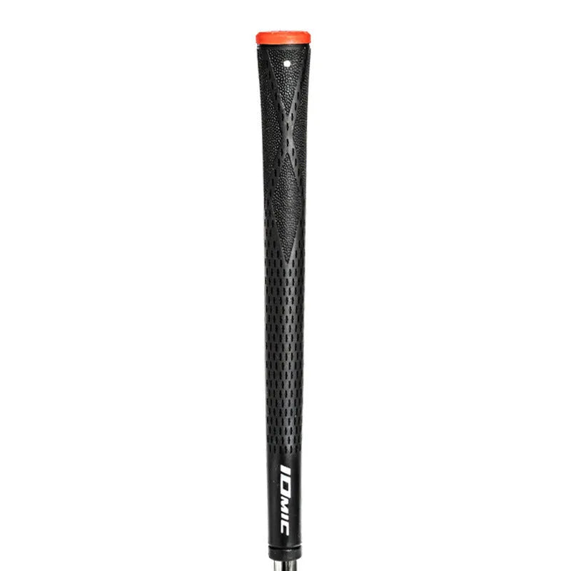 TPE golf club grip in various colour options including pink, red, blue and black variations