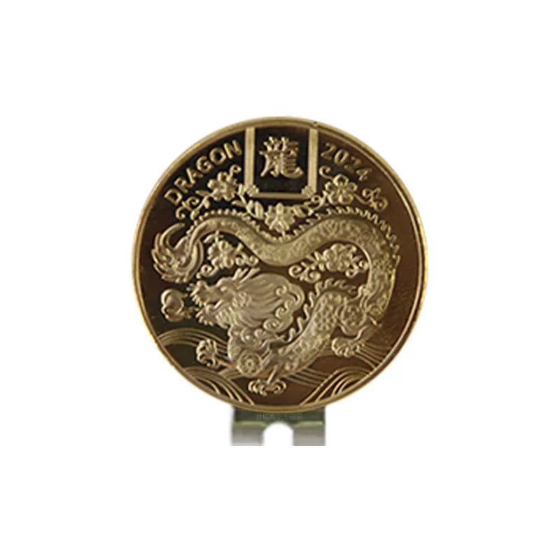 Zinc alloy golf hat clip with engraved personalised design options