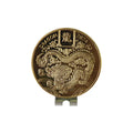Zinc alloy golf hat clip with engraved personalised design options