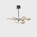 Nordic iron LED chandelier pendant lamp with acrylic light source for dining room