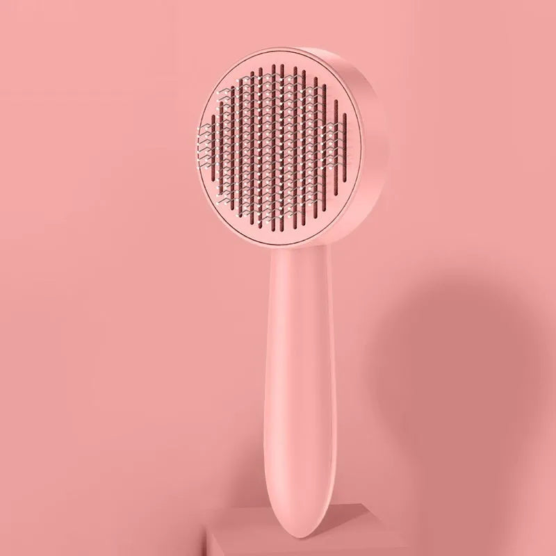 Floating cat comb with 178 steel needles and HTPE protection points in blue